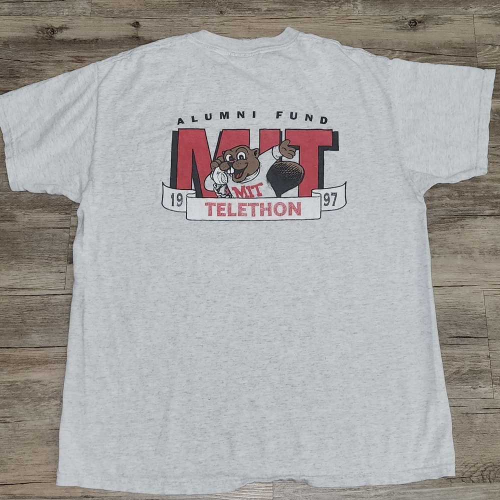 Vintage 90s Lee‎ Total Cotton MIT Alumni Telethon size Large
